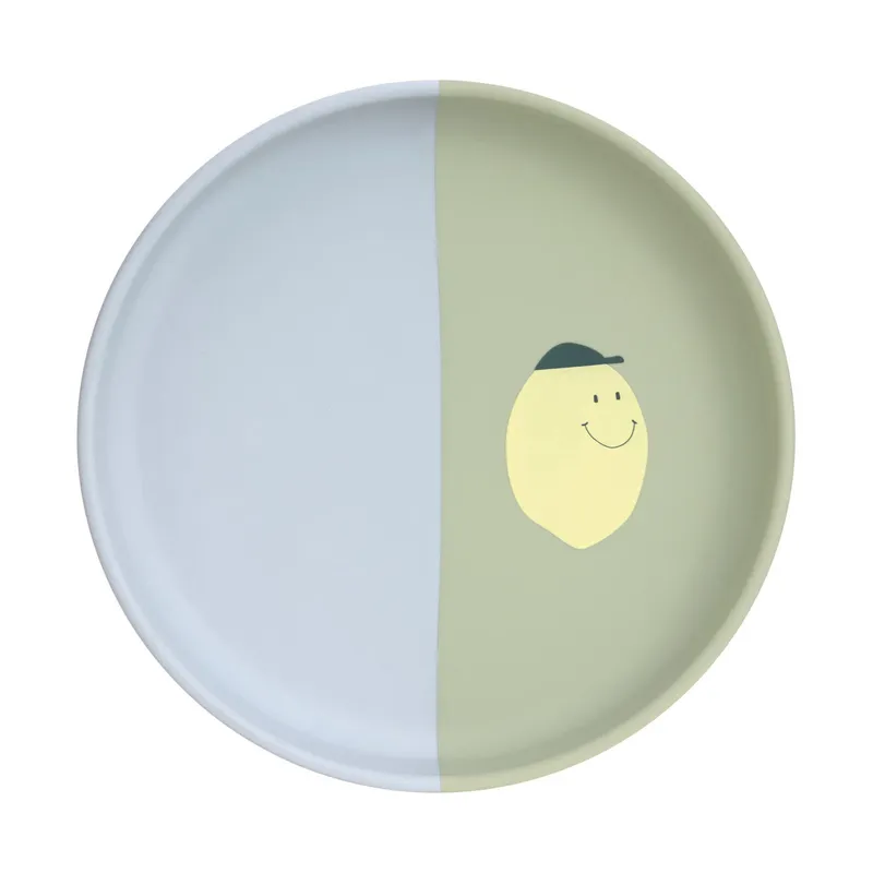 Lässig Teller Silikon - Happy Fruits - Lemon