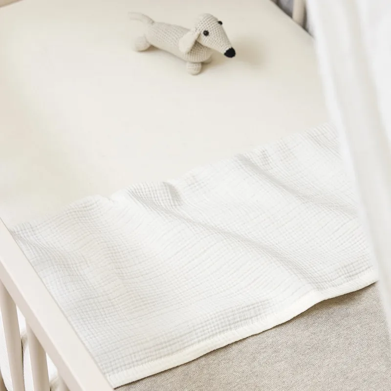 Meyco Baby Uni Spannbettlaken Babybett - 2 Stück - 60 x 120 cm - Jersey