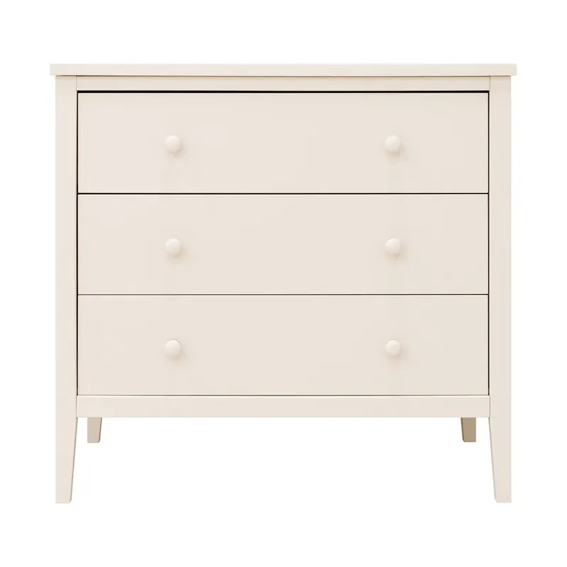 Bopita Vieve Babyzimmer Dune | Bett 70x140 cm + Kommode + 3-türiger Kleiderschrank
