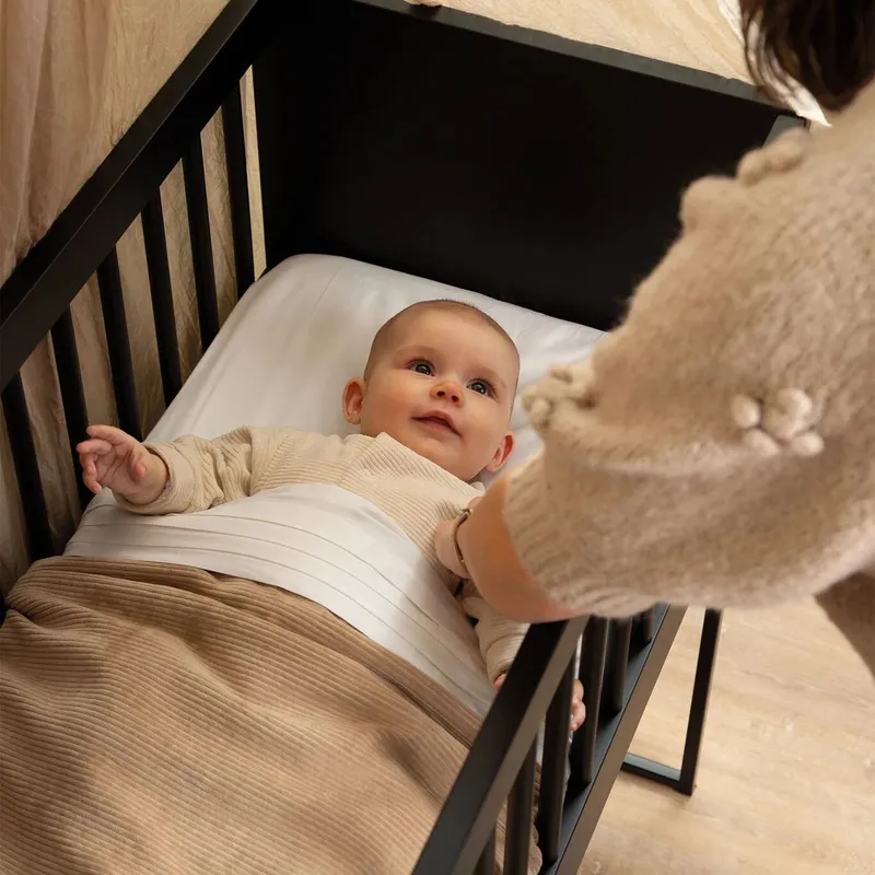 Witlof For Kids Velvet Rib Tuck-Inn Bettdecke - Soft Sand