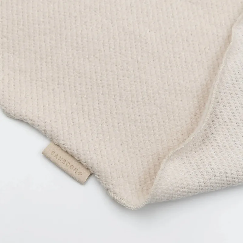 Babydecke aus gebürstetem Bambus – 80 x 80 cm - Neutral Pink