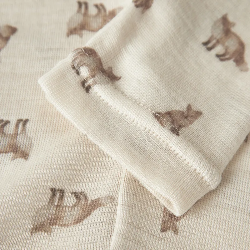 Lil' Atelier Leggings - Turtledove Fox - Gr. 68