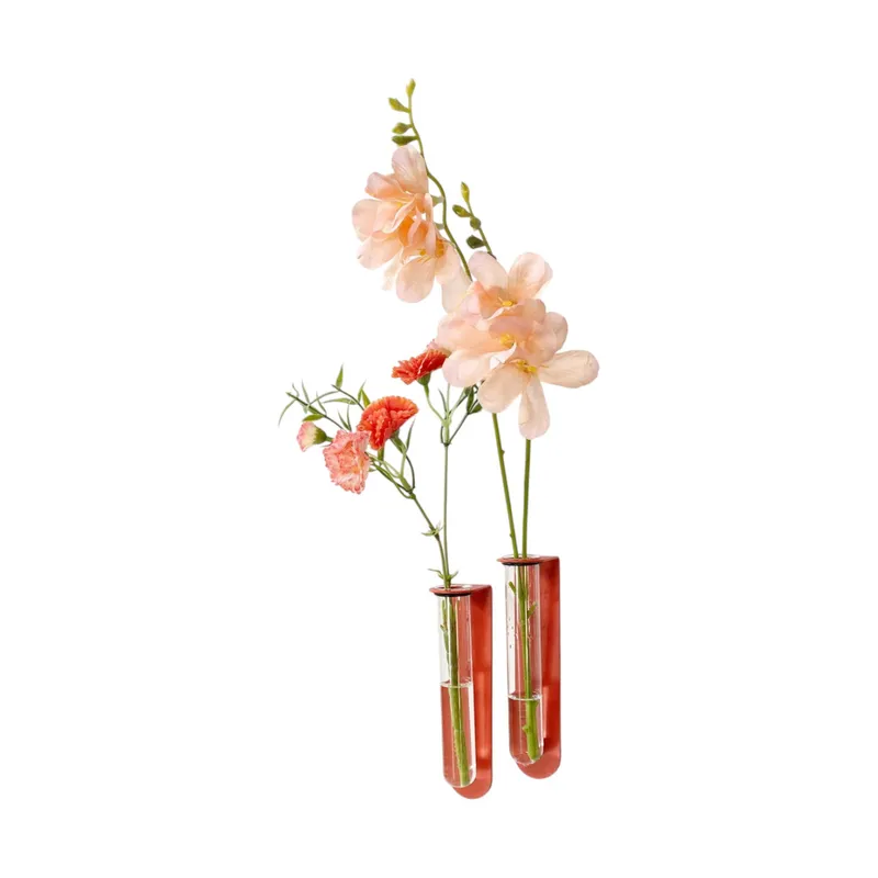 Groovy Magnets Magnetische Blumenvase - Mohnrot