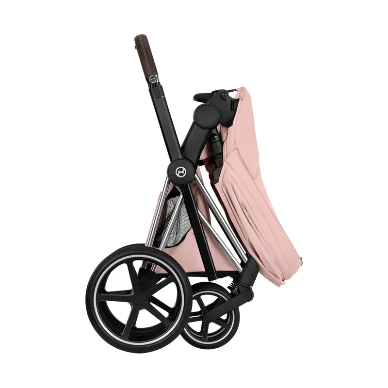 Cybex Kinderwagen 2-in-1 - Priam 5 Style - Chrome Brown/Peach Pink
