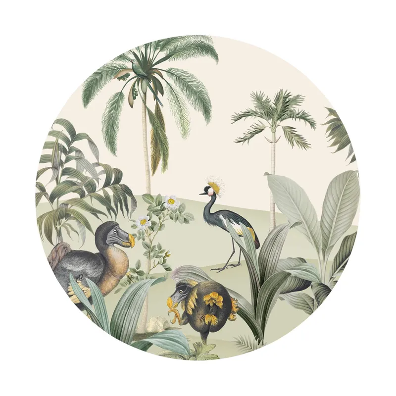 Creative Lab Amsterdam Dodo Oasis Tapete Rund 95 cm