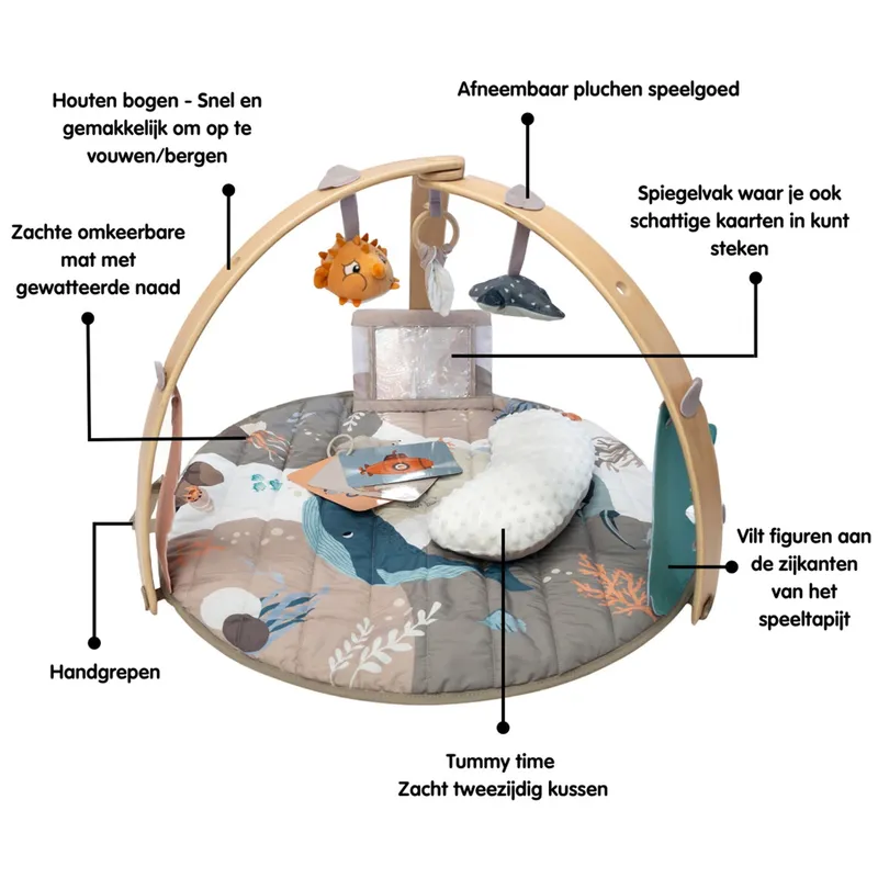 Bo Jungle Ocean Bliss Holz Spielgym