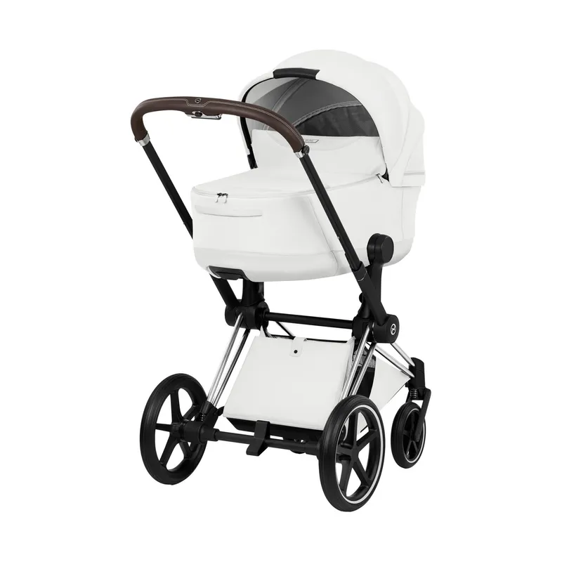 Cybex Priam 5 Style Kinderwagen 3-in-1 Set – Chrome Brown/Off White
