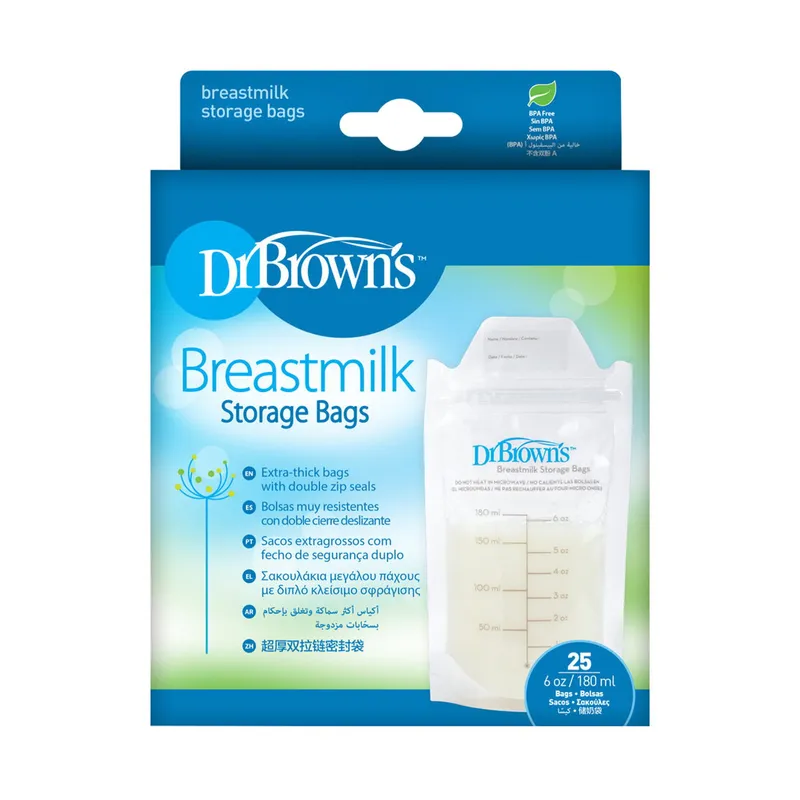 Dr. Brown's Aufbewahrungsbeutel für Muttermilch 25 Stück