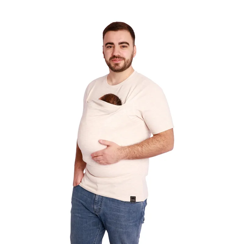 Womboo Beutelshirt - Herren - Größe XL - Ecru