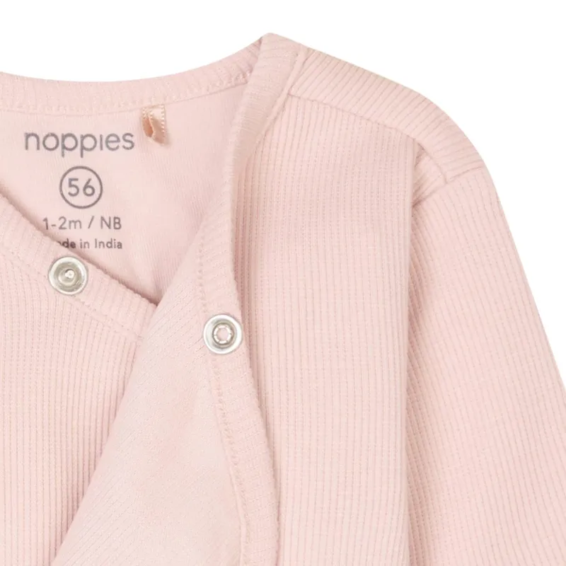 Noppies Narellan Babybody Langarm – Rose Smoke – Gr. 50