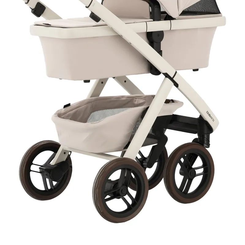 Dubatti Two E2 Kinderwagen 2-in-1 - Chalk-Brown