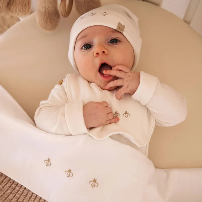 Bamboom Babylaken für Wiege 100×75 + Kissenbezug
