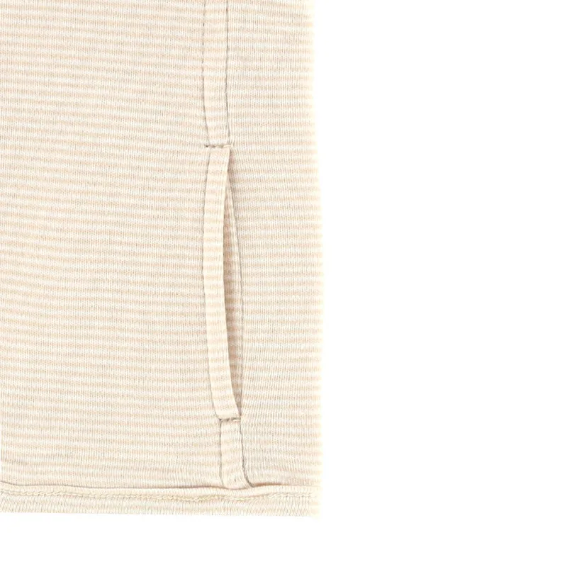 DAY Kapuzenjacke – Gestreift – Cappuccino - Gr. 74/80