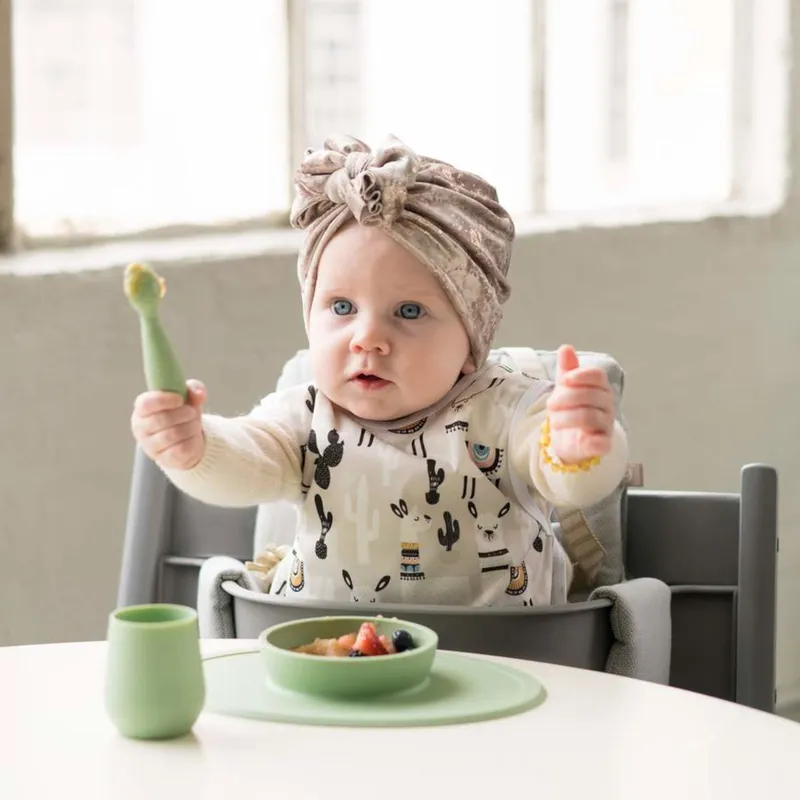 EZPZ Silikon Dinnerset Sage