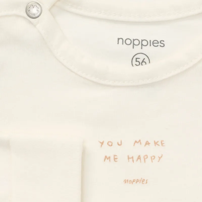 Noppies Neisse Langarmshirt – Größe 56 – Egret