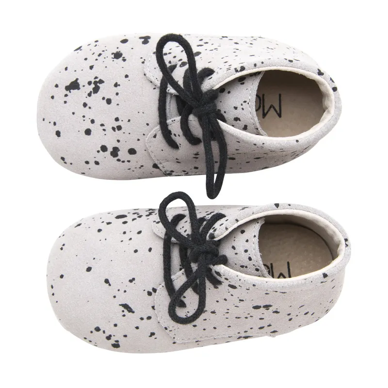 Mavies Classic Babyschuhe Paint Taupe Gr. XS