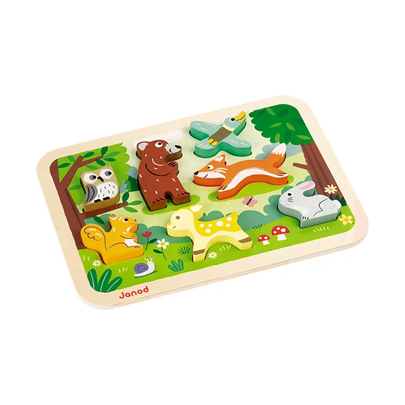 Janod Chunky Puzzle Waldtiere
