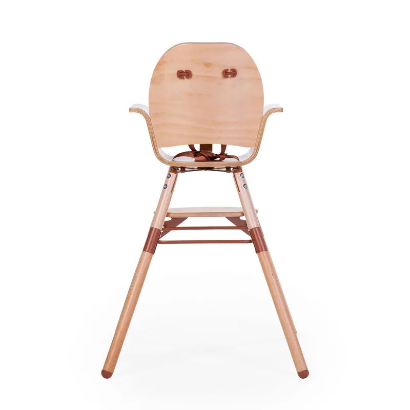Childhome Hochstuhl – Evowood – Natur/Rost