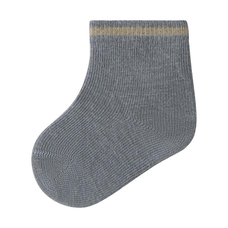 Lil Atelier Socken - Gr. 74/80 - Sleet Stripes Twill
