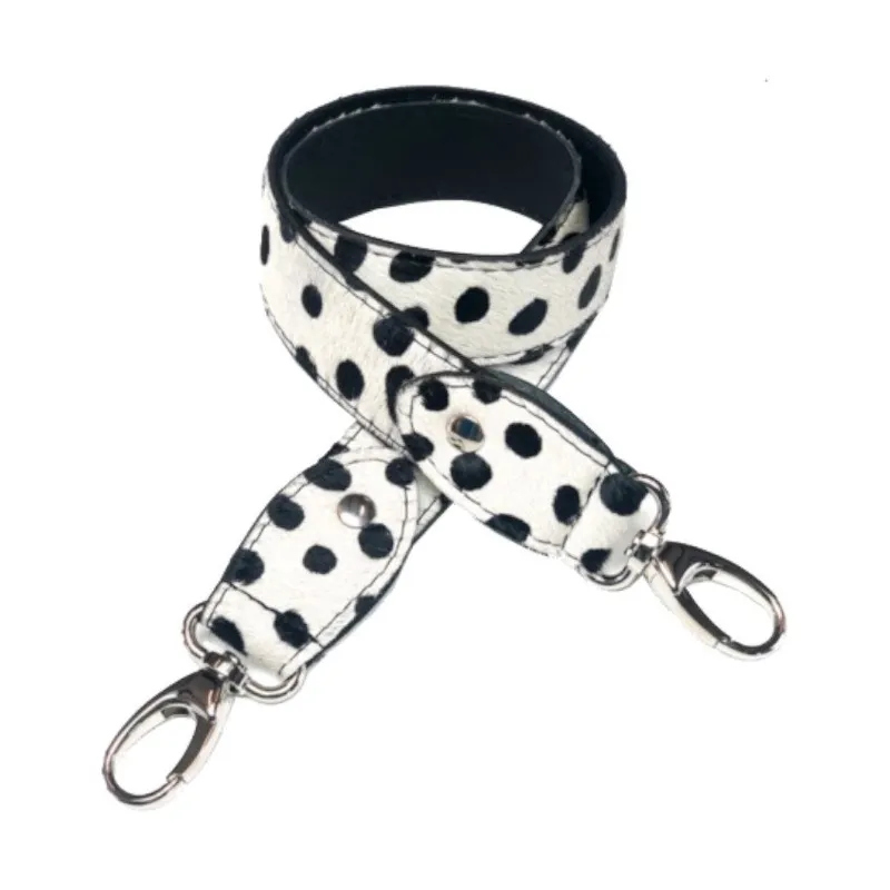 Mozz Bags Kinderwagengurte Leder Cheetah Weiß XL