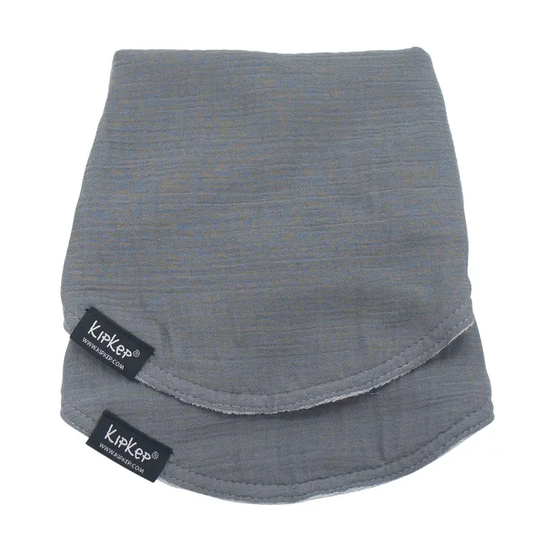 KipKep Kisses4You 3-in-1 Lätzchen XL – Grey