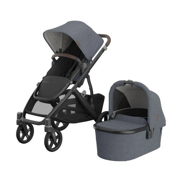UPPAbaby VISTA V3 Kinderwagen 4-in-1 | Britax Römer Baby-Safe Pro Autositz | Britax Römer Vario Base 5Z