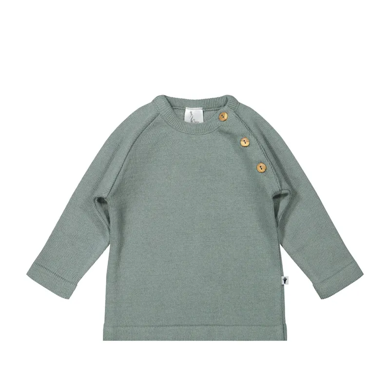 Klein Baby T-Shirt - Langarm - Gr. 62 - Stone Green