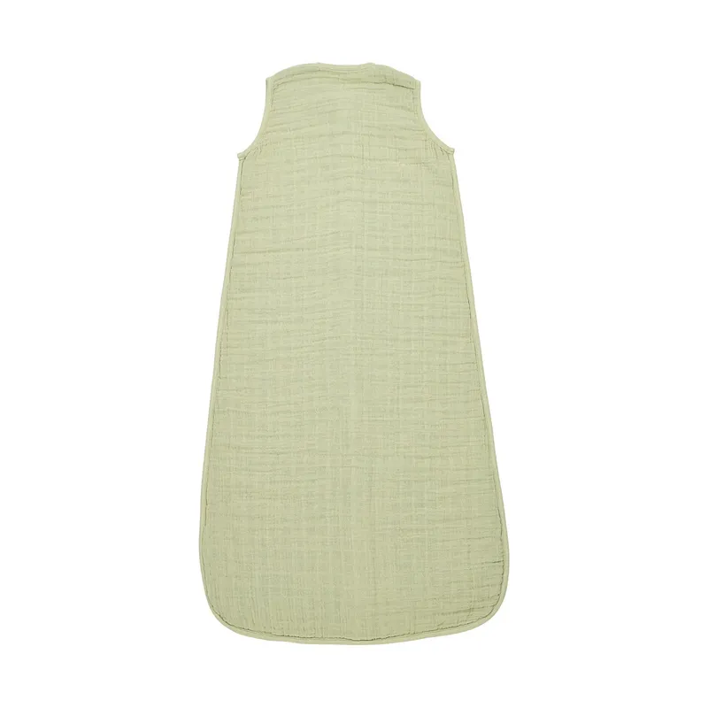 Meyco Baby Sommerschlafsack - Uni - 70 cm - Pre-Washed Hydrophil - Soft Olive