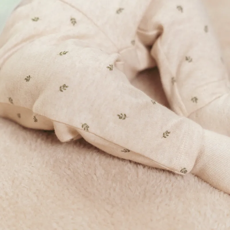 Little Dutch Newborn NOOS Little Farm - Leggings - Gr. 56 - Green Leaves