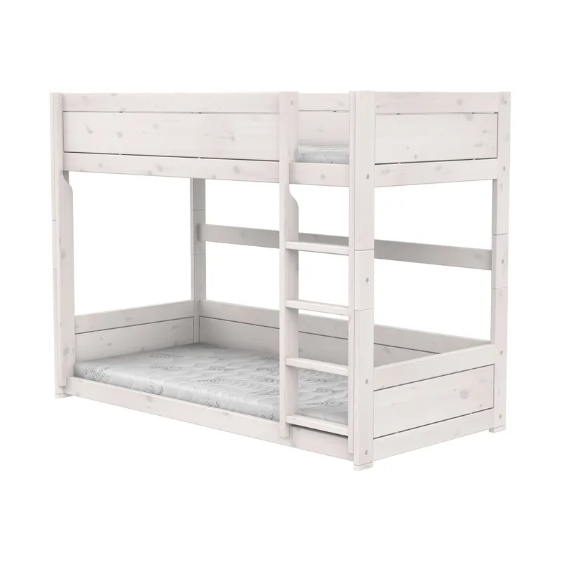 LIFETIME Niedriges Etagenbett – White Wash