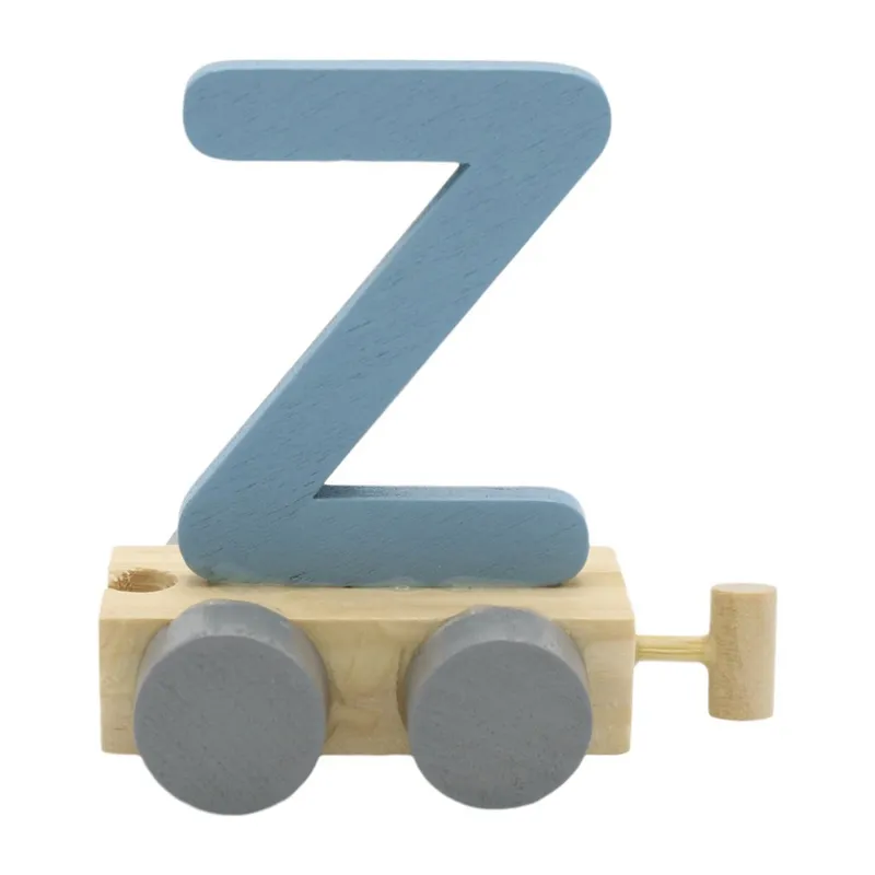 Charl's Toys Zug Buchstabe Z Blau