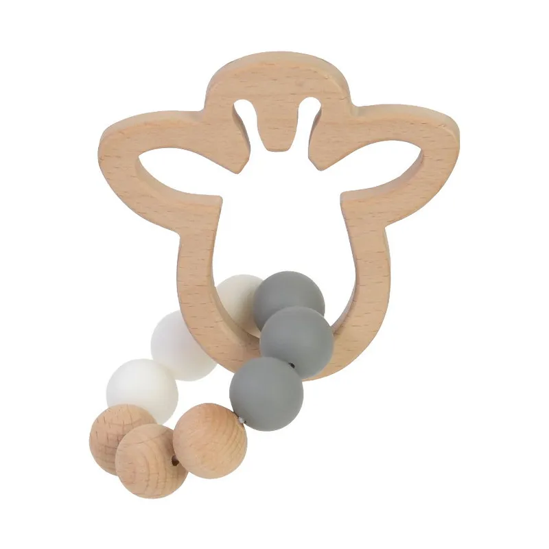 BamBam Wooden Giraffe Beißring