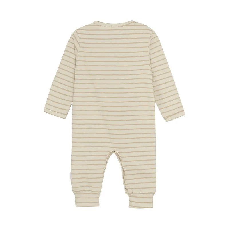 Noppies Nolan Strampler - Stripe - Größe 68 - Offwhite