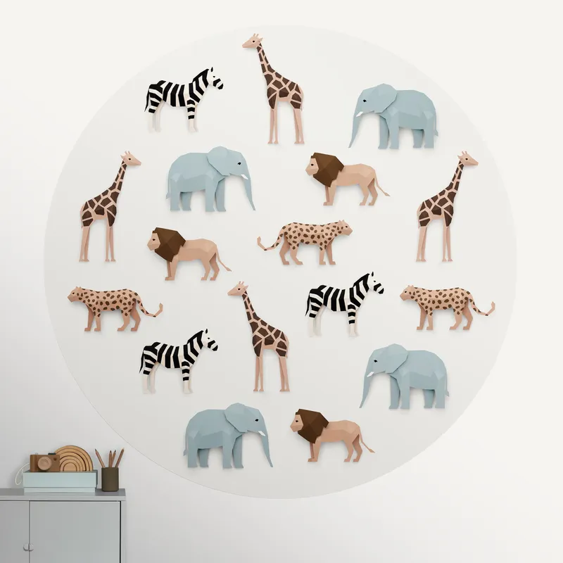 Studio Ditte Safari Tapete Rund - 190 cm