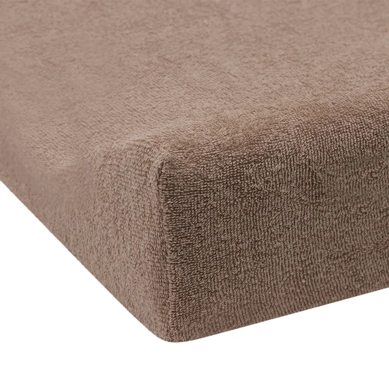 Jollein Wickelunterlagenbezug Frottee 50 x 70cm - Milky Coffee - 2 Stück