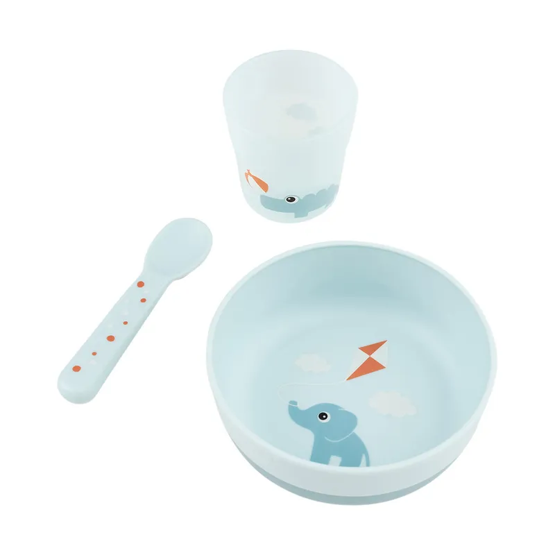 Done By Deer Foodie First Meal Set - Playground - 3-Teilig - Blue