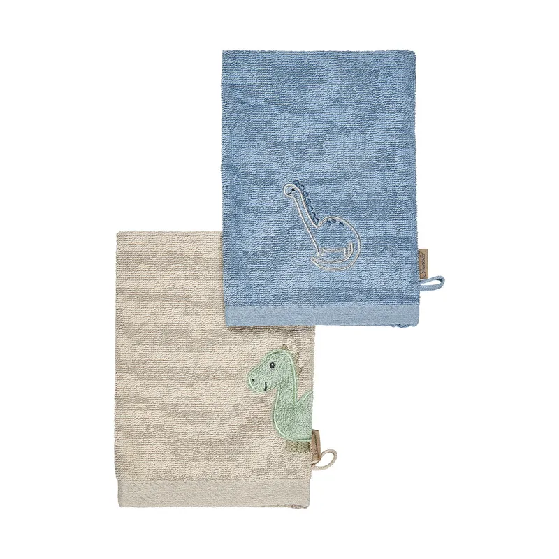 Sterntaler Waschlappen – Rexi Dino – 2er-Set