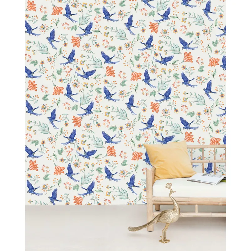 Creative Lab Amsterdam Paisley Parrot Tapete 200 x 280 cm