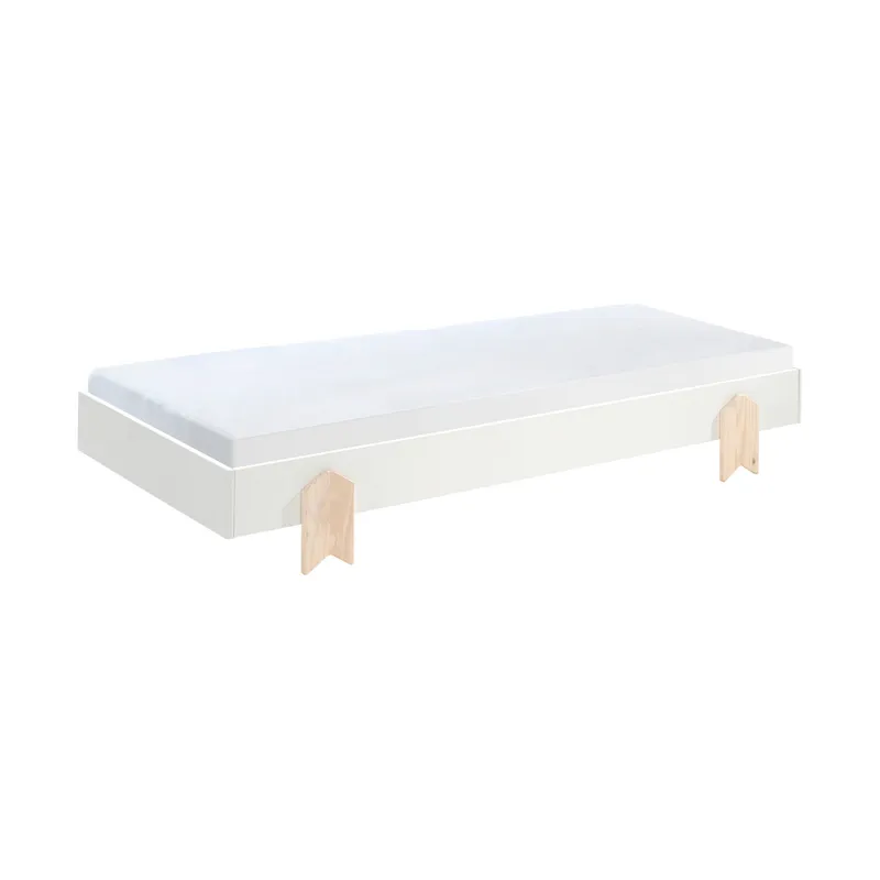 Vipack Modulo Bett 90 x 200 cm Arrow Weiß