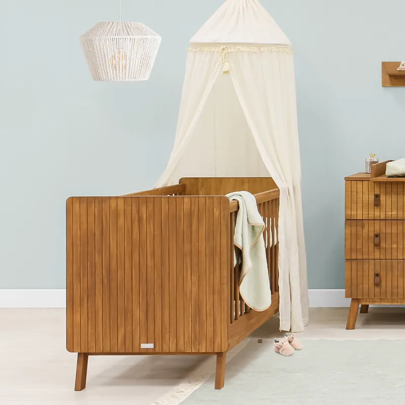 Bopita Senna Sofabett - Rose / Wood - 70 x 140 cm