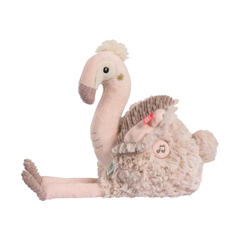 Fehn Kuscheltier mit Sound - Flamingo