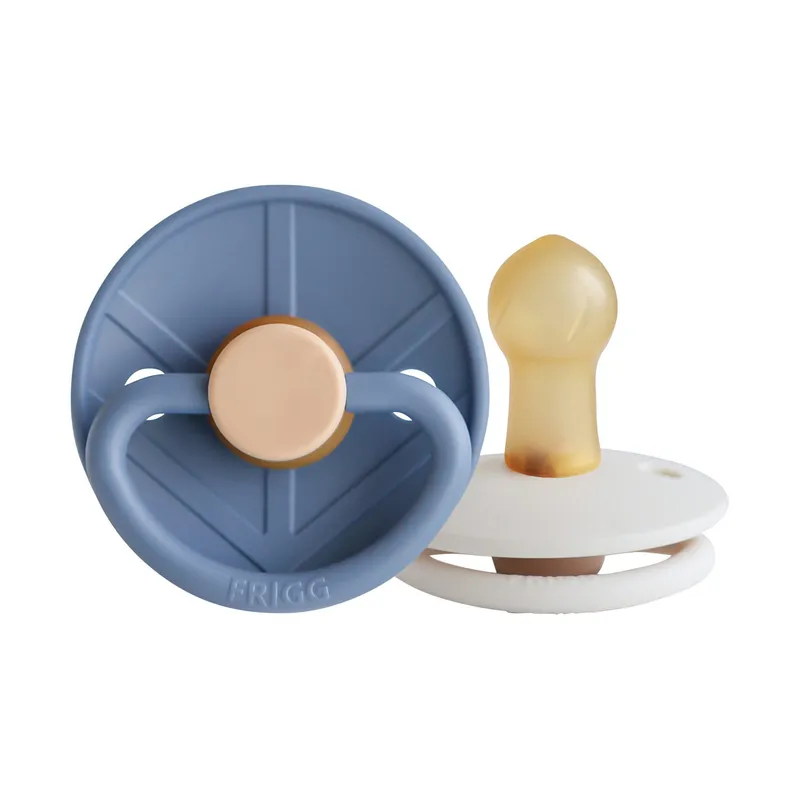 FRIGG Little Viking Schnuller - 0-6 Monate - 2 Stück - Ocean View/Cream