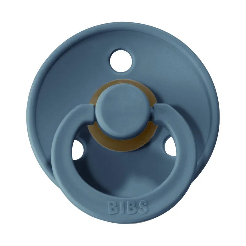 BiBs Retro Schnuller Deep Spance Blue / Petrol 6-18 Monate 2 Stück