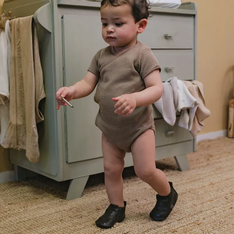 Lodger Babyschuhe Coffee - Gr. 20