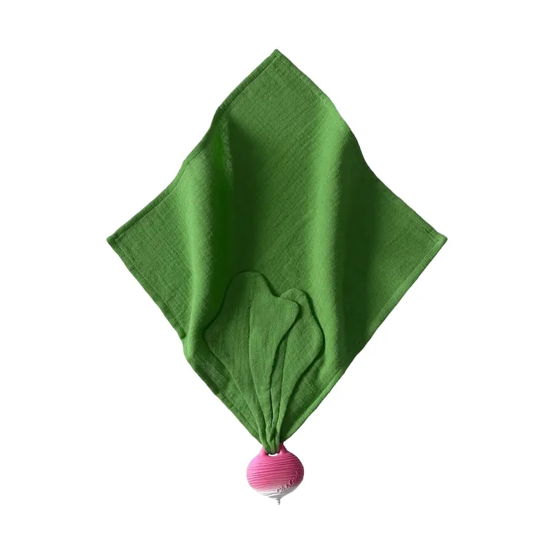 Oli & Carol Schmusetuch - Ramona The Radish - Rosa/Weiß