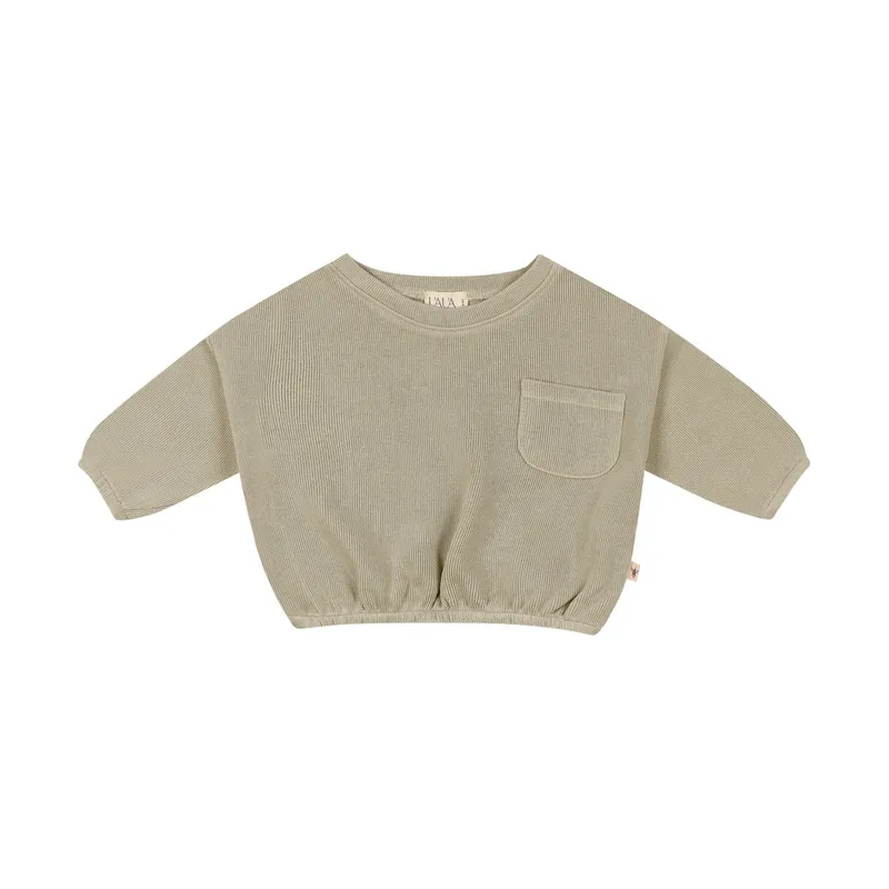 UAUA Pullover - 6-9 Monate - Oceano