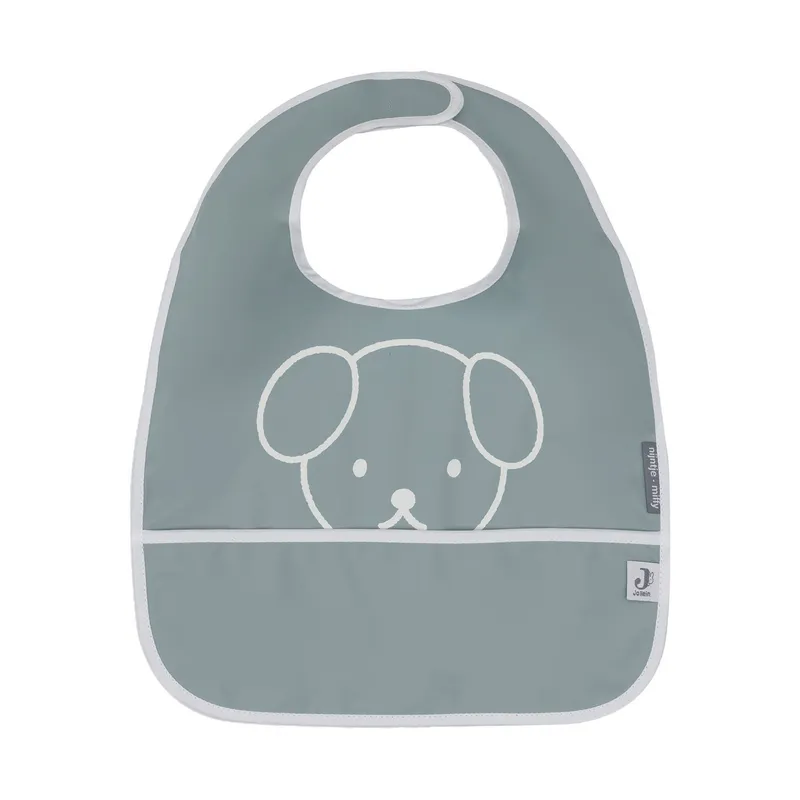 Jollein Miffy Peekaboo Lätzchen Waterproof - 2er Pack - Sea Green