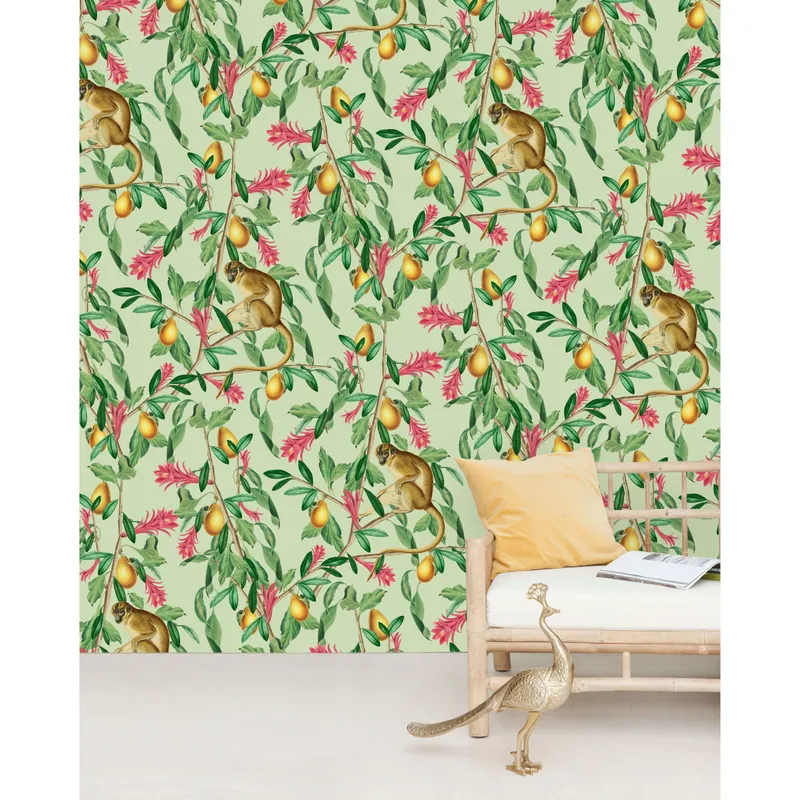 Creative Lab Amsterdam Tropical Monkey Tapete 400 x 280 cm