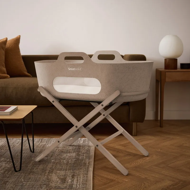 Snuz SnüzBaskit Moses Basket + Stand Set - Mocha