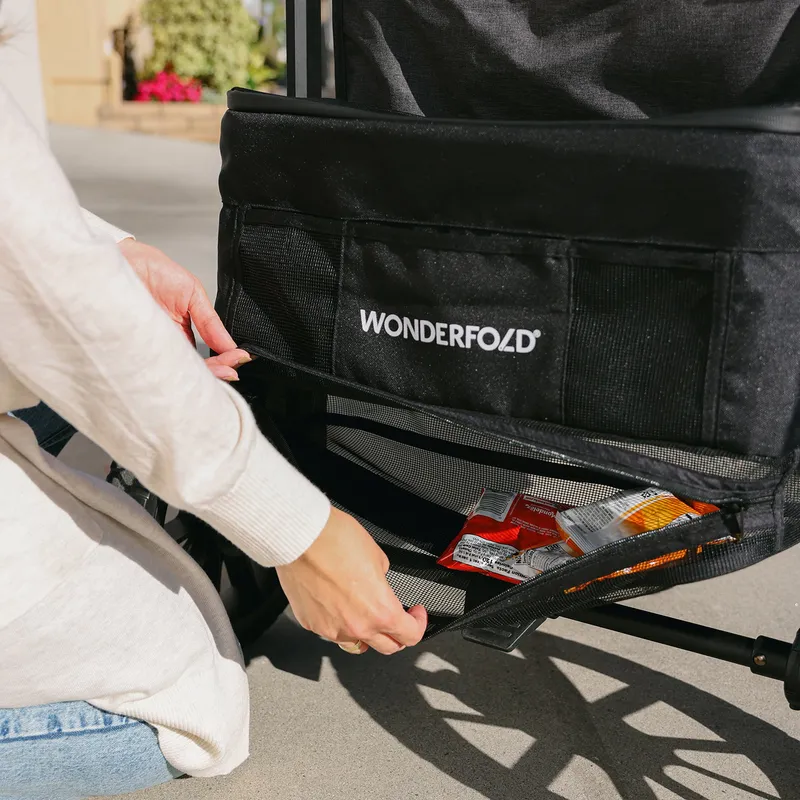 WonderFold W2 Luxe Pro Bollerwagen - Schwarz